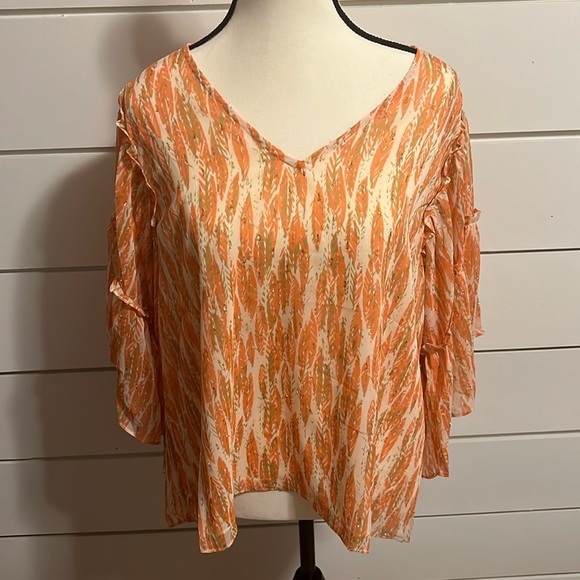 Miss Me Tops - Miss Me Feather Top